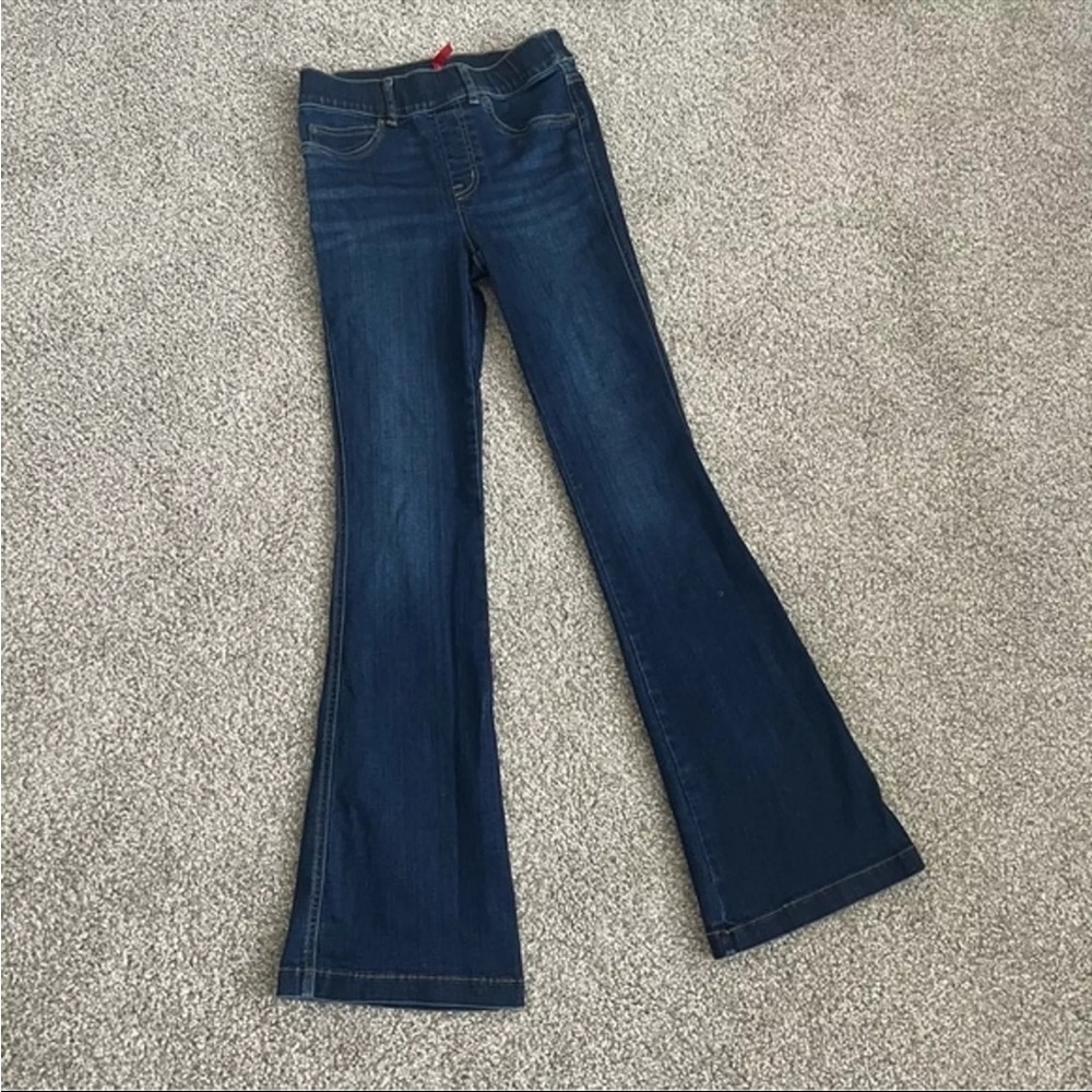 Women's Dark Blue Flared Jeans - Picture 1 of 7